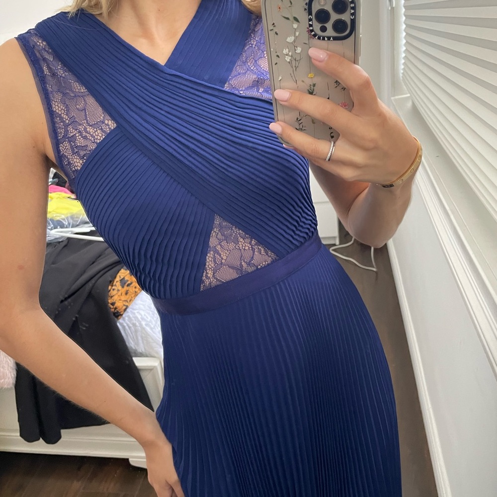 Royal blue BCBG Gown